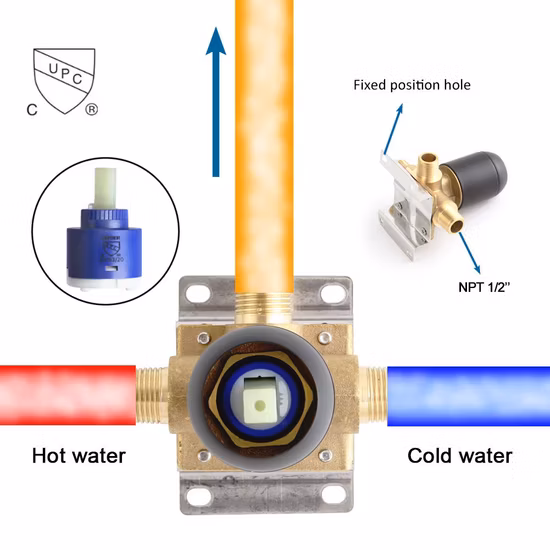 Rectangular Shower Sets Matte Black Solid Brass Shower Systems Shower Faucet System