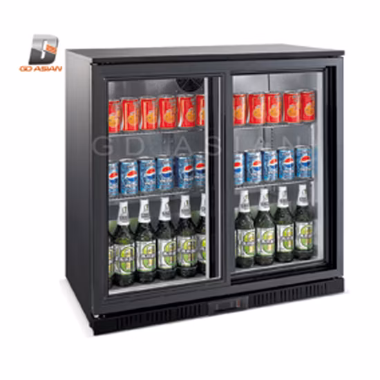 barra traseira do refrigerador da porta deslizante de vidro da altura de 850mm 900mm mini